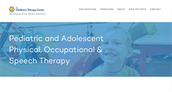 Desktop Screenshot of pediatric-therapy.com